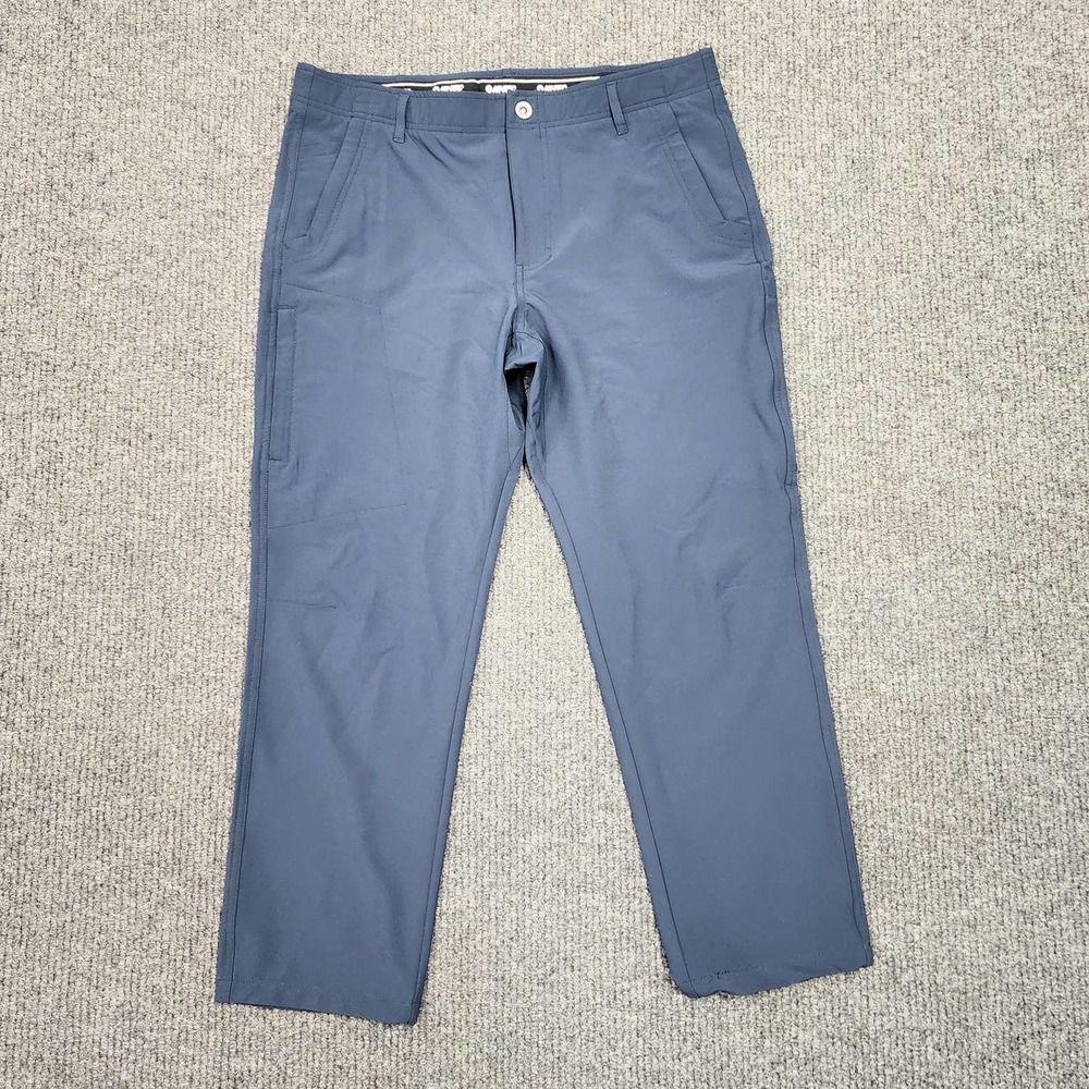 Men's Navy Blue Hi-Tech Refuge Crossover Functional Cargo Pants in Size 36/32